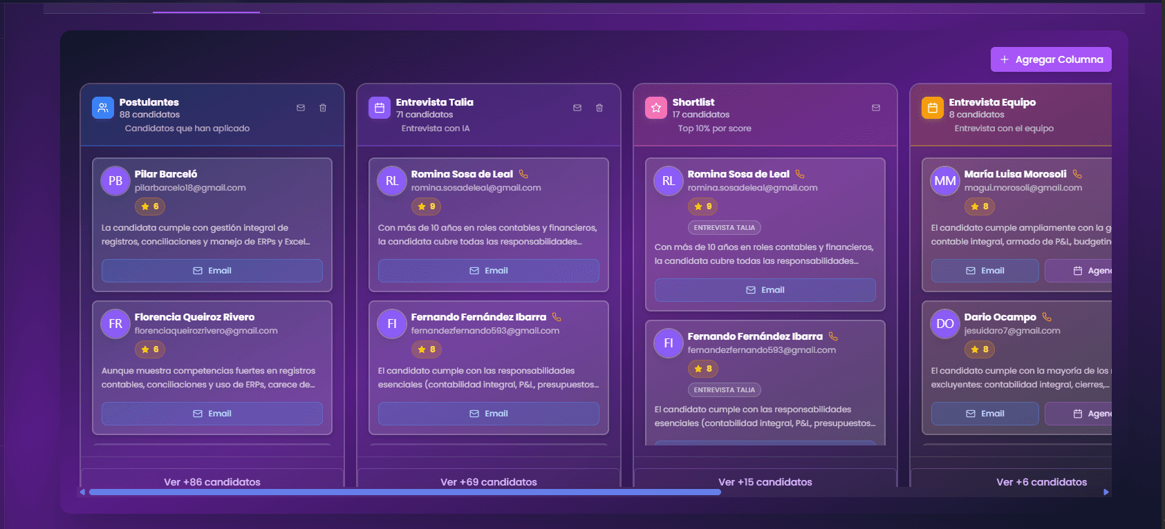 Sistema Kanban SmartHire